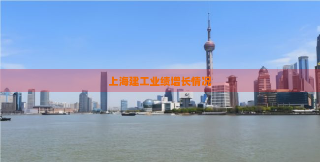 上海建工业绩增长情况
